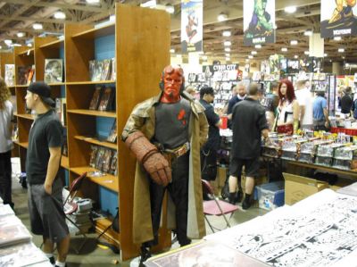 Day 3: 05- The Hellboy Statue
We met by this guy as planned every hour while at the Con. Thanks Hellboy, you made this year's excursion much less stressful!

