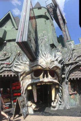 Niagara - Dracula's Castle
G remembered it as a mostly a wax museum when he was a kid. That may have been the baby mode with lights on and no actors trying to spook you. We ended up taking the opposite of that.
Keywords: gathering17