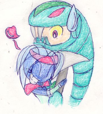 Duck - huggle0hy
Snakeman gets a hug from Aquagirl.EXE - by Duck
Keywords: Snake