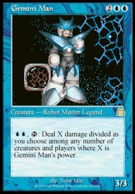 Jonathan Sylvester - GeminiMan
Magic Card - Sparkman by Magnetman (Jonathan Sylvester)
Keywords: Gemini