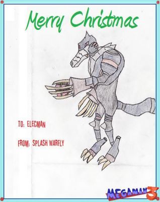 To Elecman From Splash Warfly
SW draws a pic for Elecman. Surprisingly, not of Elecman, but of Wolf Forest. He's holding a present.
Keywords: splashwarfly;Elec;christmas;santa