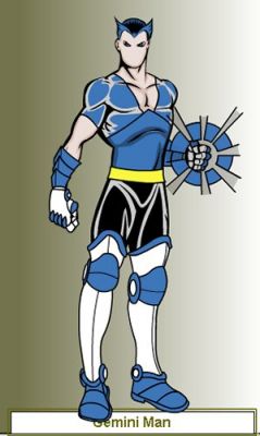 [013] Hero Machine - Gemini Man
Made from a Superhero Generator program called Hero Machine. Obviously not 100% accurate.
Keywords: Gemini