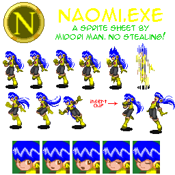 Midoriman - Naomi.exe
Sprite sheet for Naomi.exe
Keywords: AXE