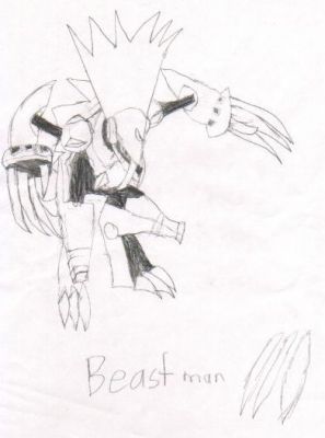Beastman
Old drawing of Beastman
Keywords: AXE;Beast