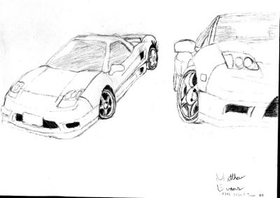 Matt Hatter - Acura NSX
A drawing of an Acura NSX from an Import magazine
Keywords: AXE