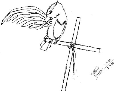 Matt Hatter - Crow on a Cross
"A crow... Sitting on a cross..."
Keywords: AXE