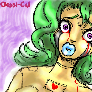 Spark-Chan nude
An image of Spark-Chan nude and crying blood (She once had red strips down her cheeks. So kinda hinting to her old self)
Keywords: Classi