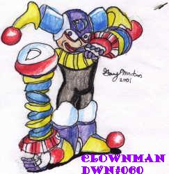 Clownman
A full colored drawing of the great jester.
Keywords: Clown