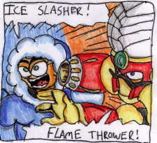 Iceman and Flameman
A mini Dastardly Trio Comic Cell
Keywords: Ice;Flame