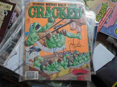 Day 3: 02- Cracked TMNT satire also signed
They didn't mind at all, apparently.

