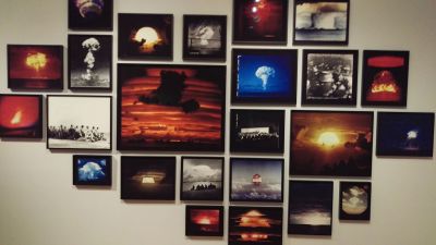 Art Gallery - Mushroom Clouds
From the Atomic Age exhibit. Napalm Man scavenger hunt entry.
Keywords: gathering15;Napalm