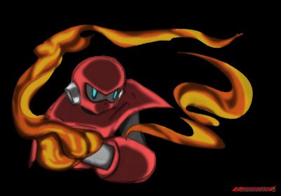 Torch Flame
Done for the S6 Flash Video project.  A picture of my favorite obscure lame Megaman villain Torchman. He's my favorite mostly because of the personality I gave him in my fics. 

I rarely draw nowadays ... I really need to keep up my skills. But there's no much I want to do and never enough time... 
Keywords: Torch