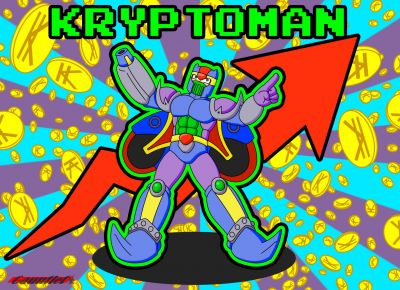 Kryptoman
The villain for the Megaman 4 team - Cossack's Creations.  He's made by Drill from a bunch of Maverick parts he somehow got.  He has the power to absorb powers, but why's he named Kryptoman?  I came up with the idea that he was powered by Kryptonite and that his main weapon is a Kryptonite ray in a paranoid bid to make a failsafe against Superman should he even turn rogue.  Of course Drillman never met Superman, so his main weapon is good for nothing since is can only affect Superman.

This was inspired by a Crypto meme.  I mean ... how could I not be?
