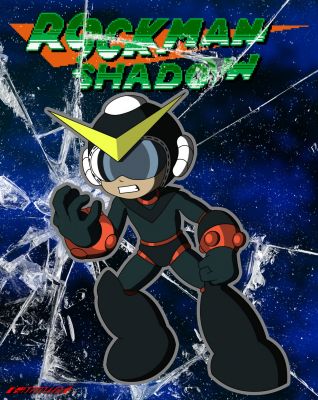 Rockman Shadow
The twerp from Rockman and Forte 2, Rockman Shadow is the prototype version of Quint ... but if Quint is a remolded Megaman why is there a prototype?  And why is he so much stronger!?

The Rockman title font was made by Zdagger67.

In my fiction Quint is basically Dr. Who.  He travels through time.  Sounds cool, but he's still Quint so he still sucks.  But if Quint is Dr. Who then does he has a counterpart for the Master?  That's where Rockman Shadow comes in.  In Series 9 he travels through time messing with the past so I can recycle old unfinished stories.  Well, he's actually being controlled by Mesmerman who's using time travel to just troll people he doesn't like.  Hey, he doesn't always need a master plan sometimes a guy just wants to have fun.
