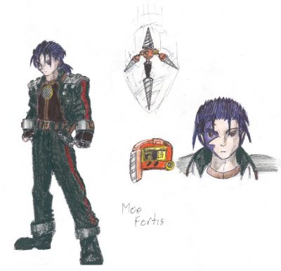 Moe Fortis
Concept art for Moe. You know I didn't realize he was supposed to be a good guy at first.
Keywords: AXE;Drill