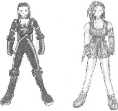 Shan and Ami
Concept art for Pyrobomb's characters.
Keywords: AXE;VI