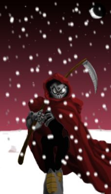 Skullman in the Snow
Keywords: Skull