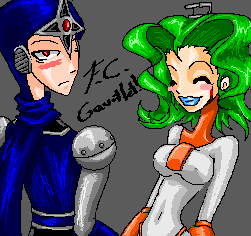 FC and Gauntlet
Spark-Chan and Gauntlet (and the picture that caused there to be shippings of the two XD)

Keywords: Shadow;Spark_mm