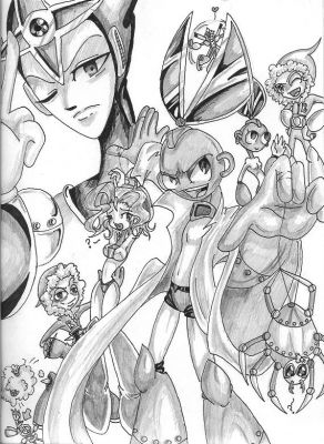 General Cutman & co.
Cut Gift - A gift made for Cutman.exe of the forums (who later became Magneman). Featuring Shadowman. By Forte Chan.
Keywords: General;Cut;Spark_mm;Ice;Shadow;Red;Gyro