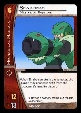 Cards based off the VS System popular with many companies like DC and Marvel. They use clip art by Capcom official artists and members of the team.
Keywords: Snake