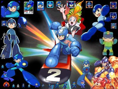 Megaman - The Blue Bomber! 600X800
The best wallpaper thus far. All varients of the origional Megaman are shown, even different sprites from various games! The only thing that subtacts from this is that there's no room for Hyper Rockman from Marvel versus Capcom! Oh, well.
Keywords: Mega_man
